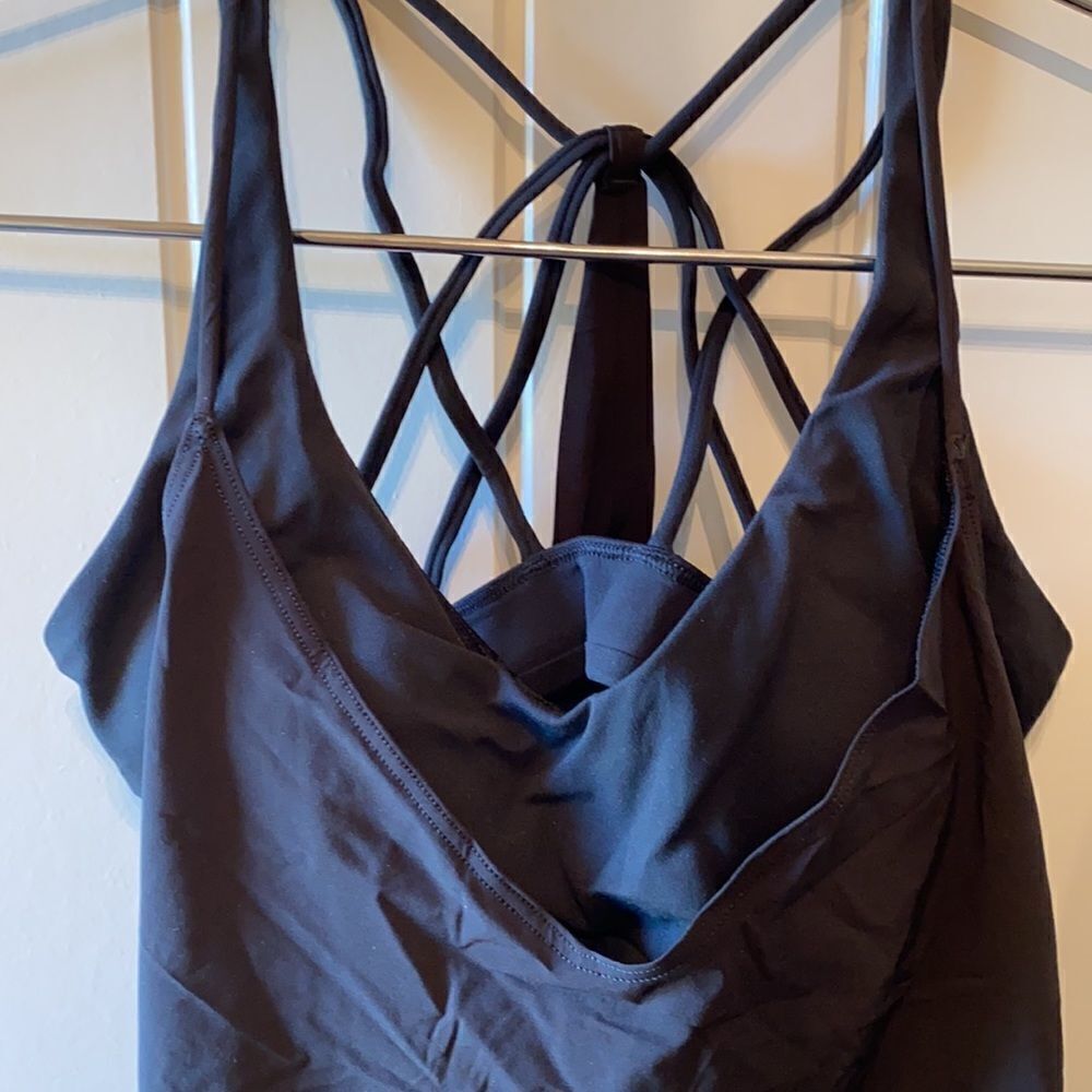 Athleta Solace Support Top In Powervita XS Black - Picture 2 of 5